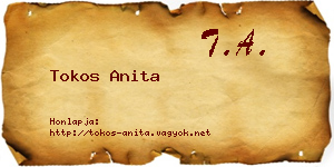 Tokos Anita névjegykártya